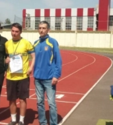 Учень з Олександрівщини став срібним призером чемпіонату Черкаської області з легкої атлетики та параатлетики