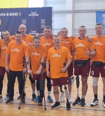 Команда з Черкас потрапила до фіналу “Ігор ветеранів” з волейболу сидячи