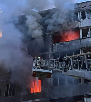 В Киеве есть погибшие в результате российской атаки, в ГСЧС показали последствия