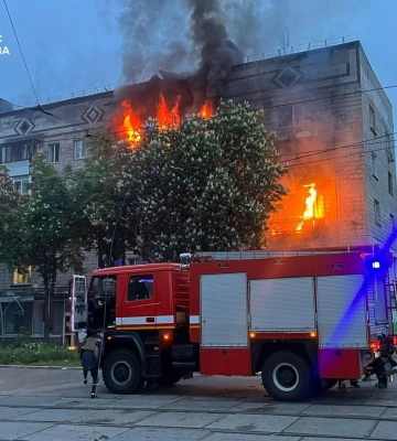 Внаслідок нічної атаки на Київ постраждали щонайменше 6 людей, 4 з яких діти.