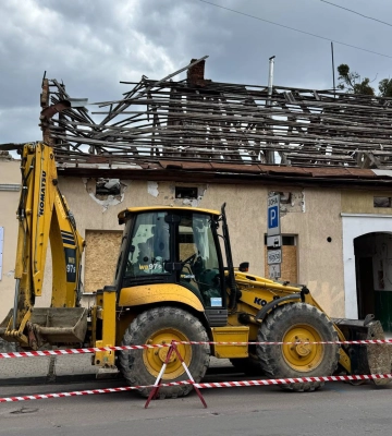У Львові на місці, зруйнованих російською ракетою будинків на вул. Міхновських, буде громадський простір