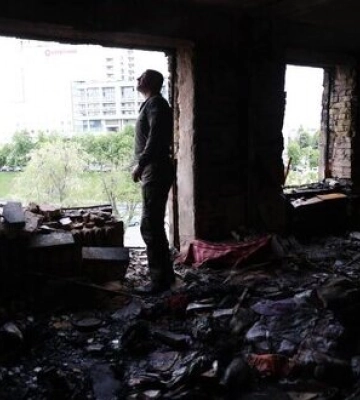 Возле поврежденного ночью дома в Шевченковском районе Киева развернули штаб поддержки - мэр