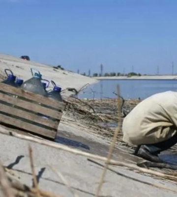 Донбасс умирает от жажды: оккупанты выкачали водохранилища, а водопроводы развалились. ВИДЕО