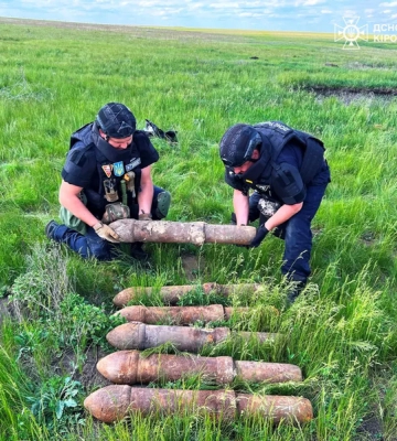 Сапери знешкодили шість мін часів Другої світової у Катеринівській громаді
