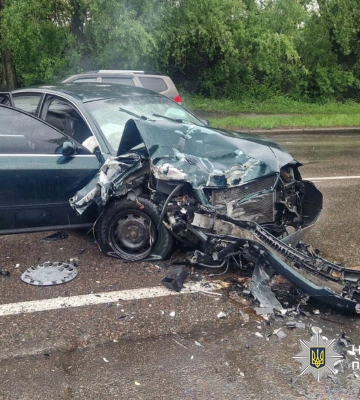 У поліції відкрили деталі ДТП на Уманщині, після якої загорілося авто