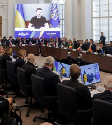 Зеленський закликав учасників зустрічі у Львові підтримати створення трибуналу для Росії