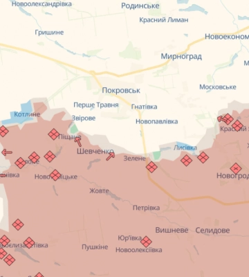 Россия сосредоточила большое количество войск и пытается наступать широким фронтом на Покровском направлении – «Хортица»