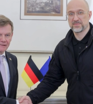 Шмигаль зустрівся у Львові із новим очільником МЗС Німеччини