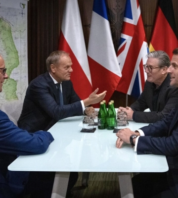Макрон вместе с европейскими лидерами едет в Украину