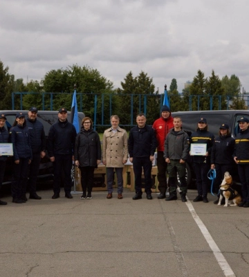 Естонія передала техніку для підрозділів ДСНС на Харківщині