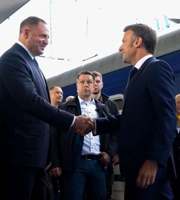 Макрон, Мерц, Стармер і Туск прибули до Києва: перші заяви (ФОТО)