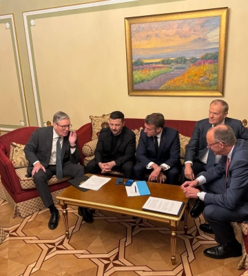 Зеленський і лідери Європи після зустрічі у Києві набрали Трампа