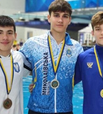 Миколаївські стрибуни у воду вибороли 4 медалі на Чемпіонаті України