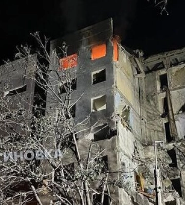 Вночі росіяни атакували Костянтинівку, пошкоджено житловий будинок. ФОТО