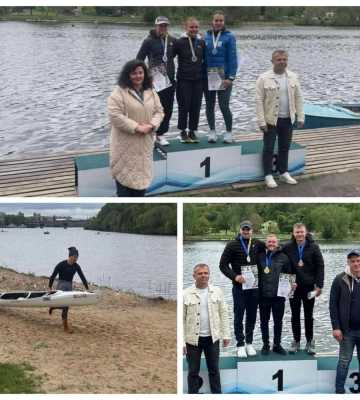 Спорсмени з Рівненщини здобули медалі на чемпіонаті України з веслування