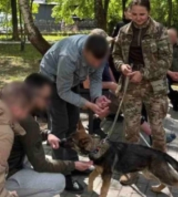 На Волині за допомогою собак підтримують психоемоційний стан поранених бійців