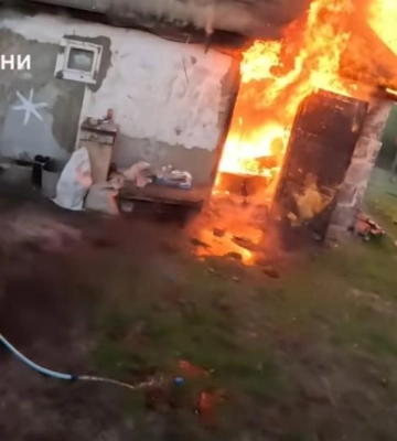 На Рівненщині у пожежі загинув чоловік (ВІДЕО)