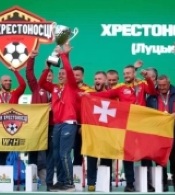 Луцька ампфутбольна команда «Хрестоносці» здобула перемогу на турнірі в Києві