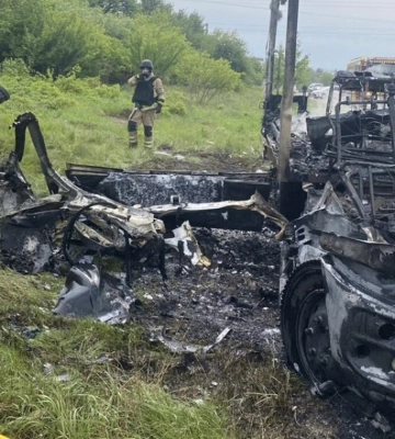 На окраине Сум дрон атаковал авто энергетиков, есть жертва и раненые