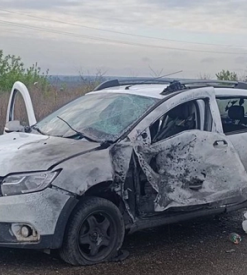 У Великих Проходах окупанти вдарили дроном по цивільному авто, є постраждалі 