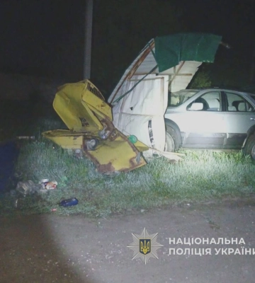 У Харкові п’яний водій перекинув авто