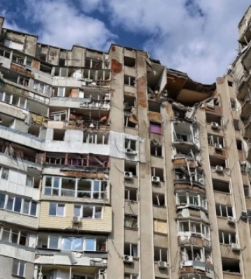 В Одесі виділили ₴1,5 мільйона на ремонт багатоповерхівки, пошкодженої обстрілом 1 травня