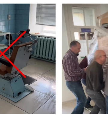 Кілійська громада отримала від швейцарских донорів нове стоматологічне обладнання