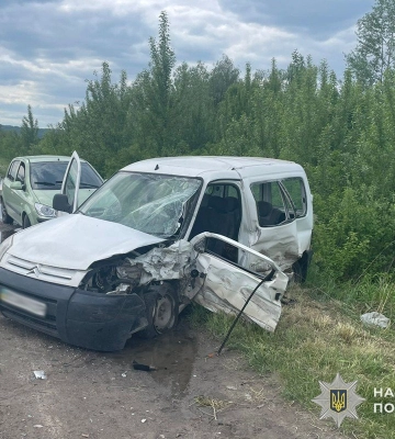 На Львівщині зіткнулися «Nissan» і «Citroen», є потерпілий