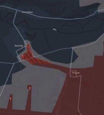У районі Багатиря несприятлива обстановка, ворог накопичує піхоту для подальшого просування, - DeepState. КАРТА