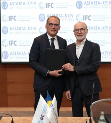 IFC виділила $40 млн Астарті на будівництво заводу з переробки сої