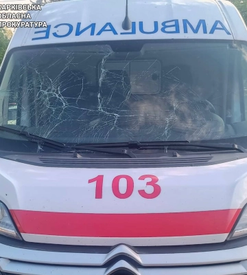 «Скорую», приехавшую на помощь раненым, атаковал БпЛА на Харьковщине 