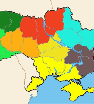 Украину планируют поделить на девять статистических макрорегионов Украину планируют поделить на девять статистических макрорегионов