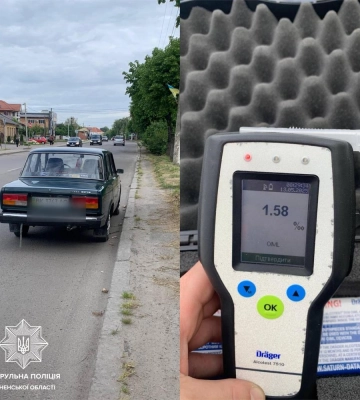 На Рівненщині зупинили водія з ознаками сп’яніння
