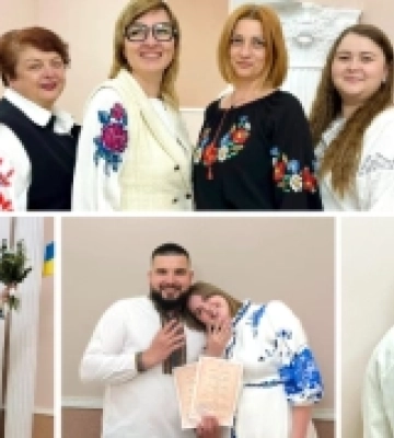 Весілля на Районі: в Ужгороді у День вишиванки одружилися 16 пар. ФОТО