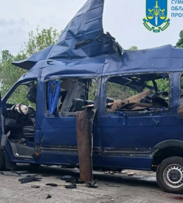 На Сумщині розслідують смертельну атаку на автобус