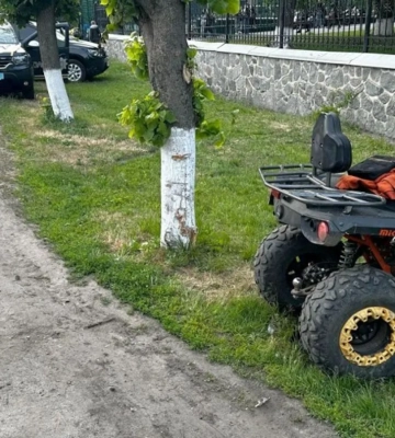 Под Полтавой 11-летний мальчик на квадроцикле врезался в дерево: двое детей в больнице