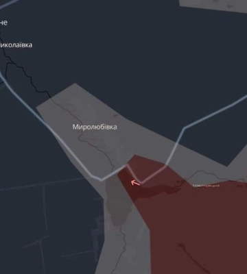 Ворог просунувся біля Миролюбівки на Донеччині, - DeepState. КАРТИ