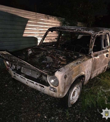 В Кривом Роге полиция задержала подозреваемого в поджоге авто
