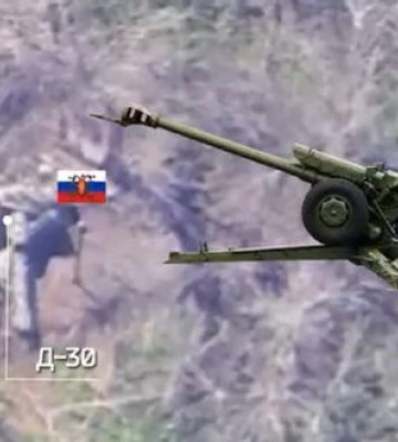 Бійці 44-ї ОАБр знищили шість ворожих гармат на Запорізькому напрямку. ВIДЕО