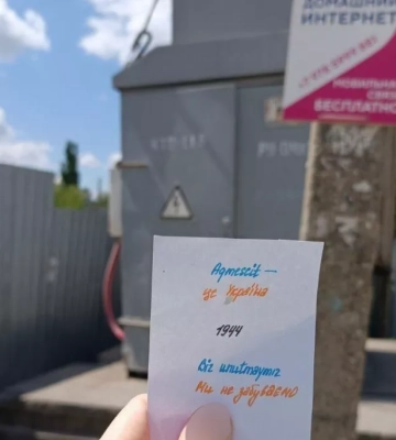 Активісти руху «Жовта стрічка» провели акцію спротиву до річниці депортації кримськотатарського народу Активісти руху «Жовта стрічка» провели акцію спротиву до річниці депортації кримськотатарського народу