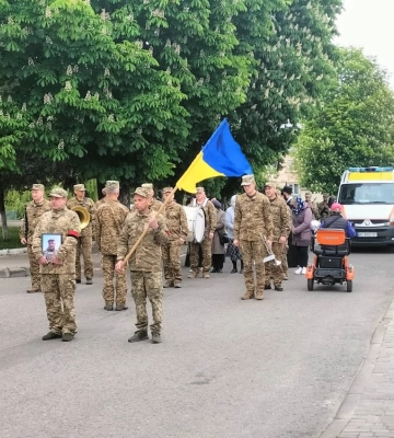 На Волині провели у засвіти загиблого на війні Героя