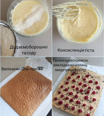 Карамельний медовий рулет з малиною: рецепт ніжного десерту від луцької фудблогерки Карамельний медовий рулет з малиною: рецепт ніжного десерту від луцької фудблогерки