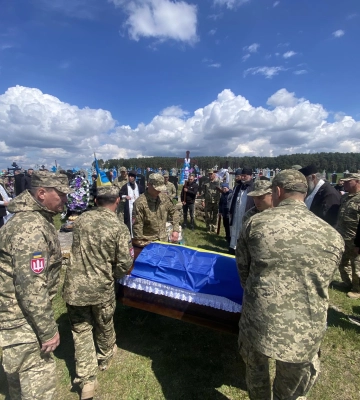 Назавжди 23: на Волині прощалися з загиблим воїном Олександром Данилюком