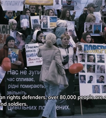 Харківська правозахисна група допомагає родинам зниклих безвісти. ВІДЕО