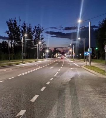 На вулиці Богданівській замінили застарілі натрієві лампи вуличного освітлення