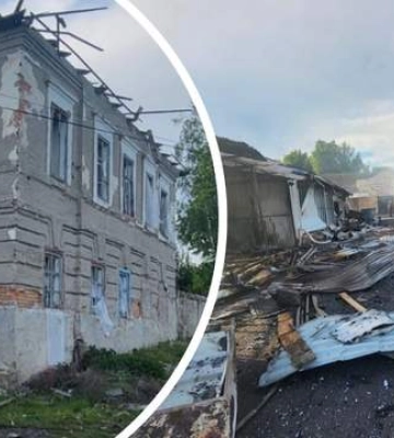 Російські дрони атакували Білопілля на Сумщині: горіла будівля держустанови та ринок
