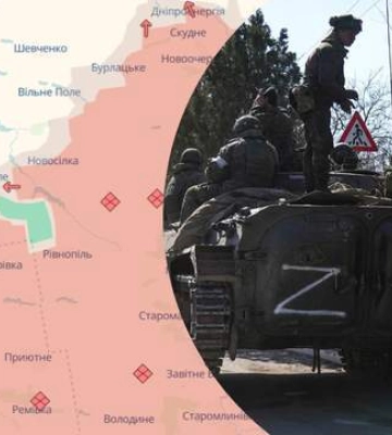 Россияне продвинулись возле 4 поселков в Запорожской и Донецкой областях: карта DeepState