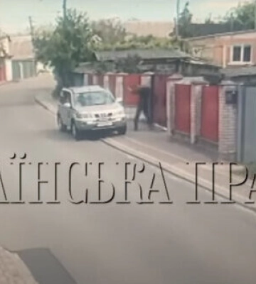 Стрілянина у Софіївській Борщагівці: УП показала момент вбивства військового та його тещі. ВIДЕО