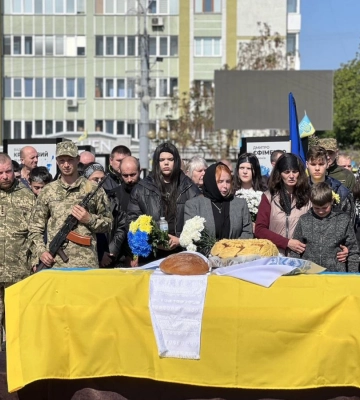 З військовим Романом Панащуком попрощалися у Рівному