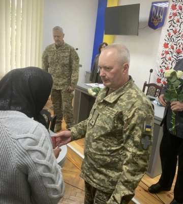 Захисника з Волині відзначили високою військовою нагородою